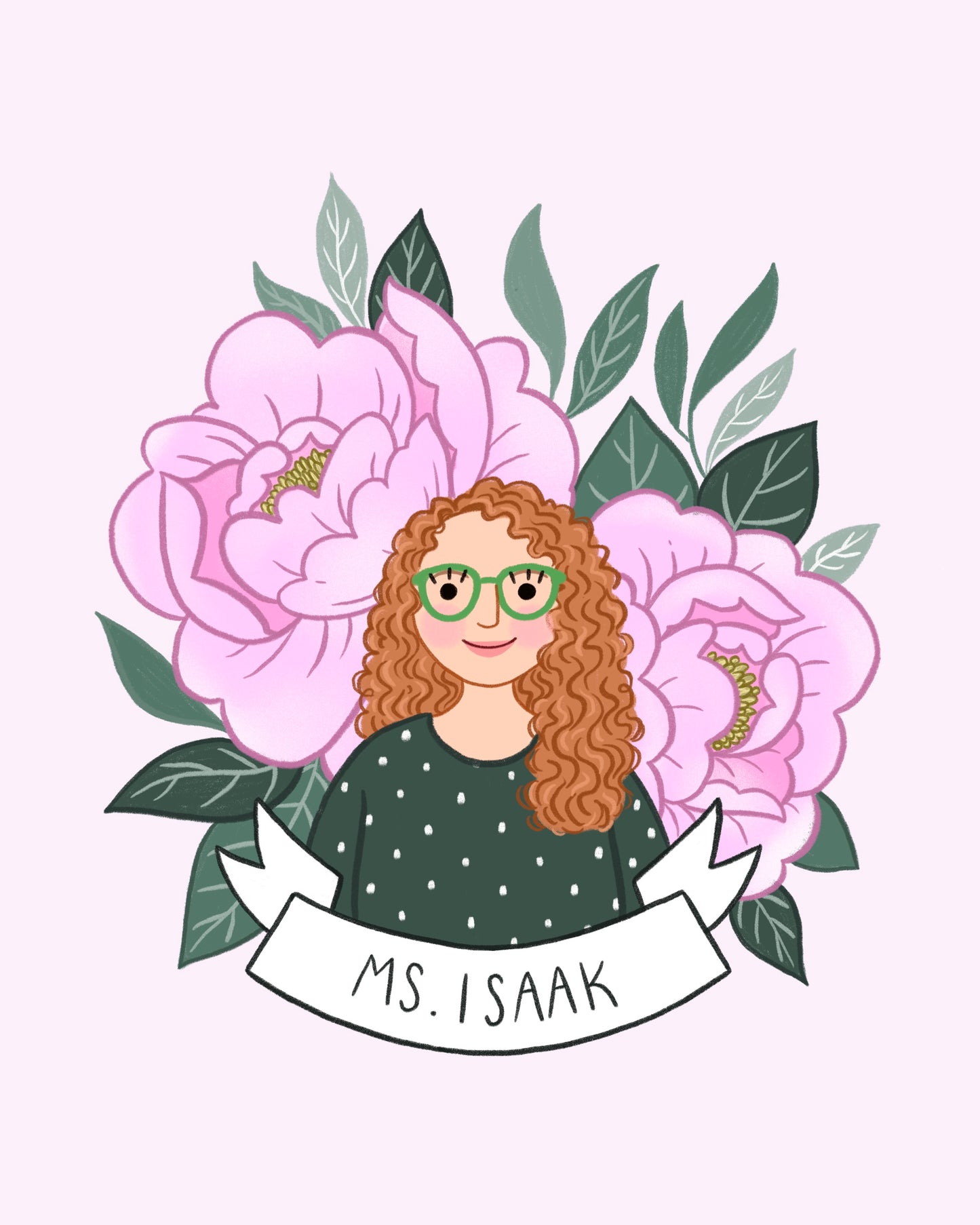 Custom Teacher Gift Portrait