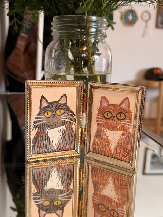 Custom Super Mini Pet Portrait 2x3