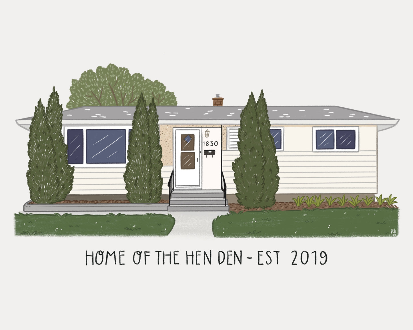 Custom House Portrait