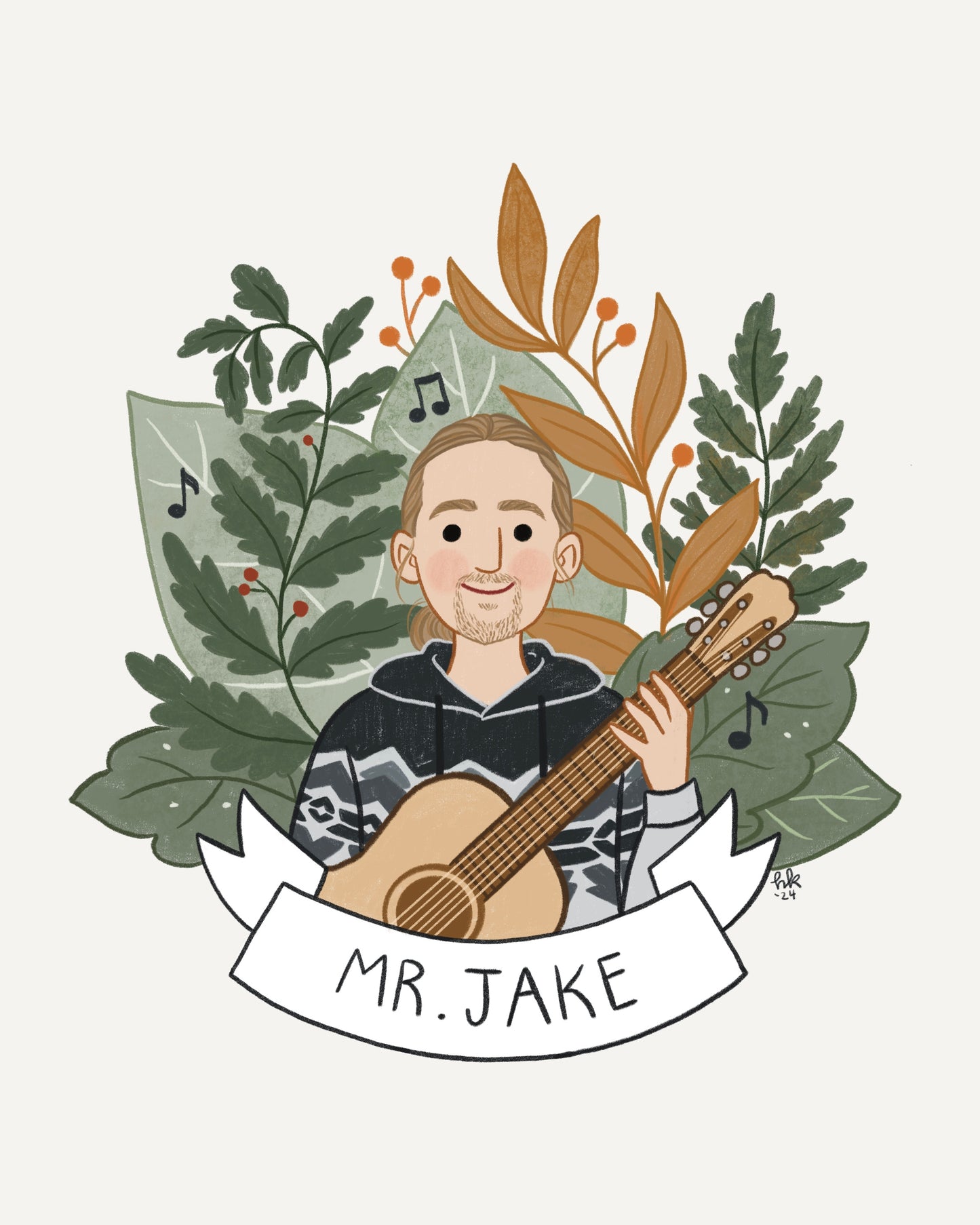 Custom Teacher Gift Portrait