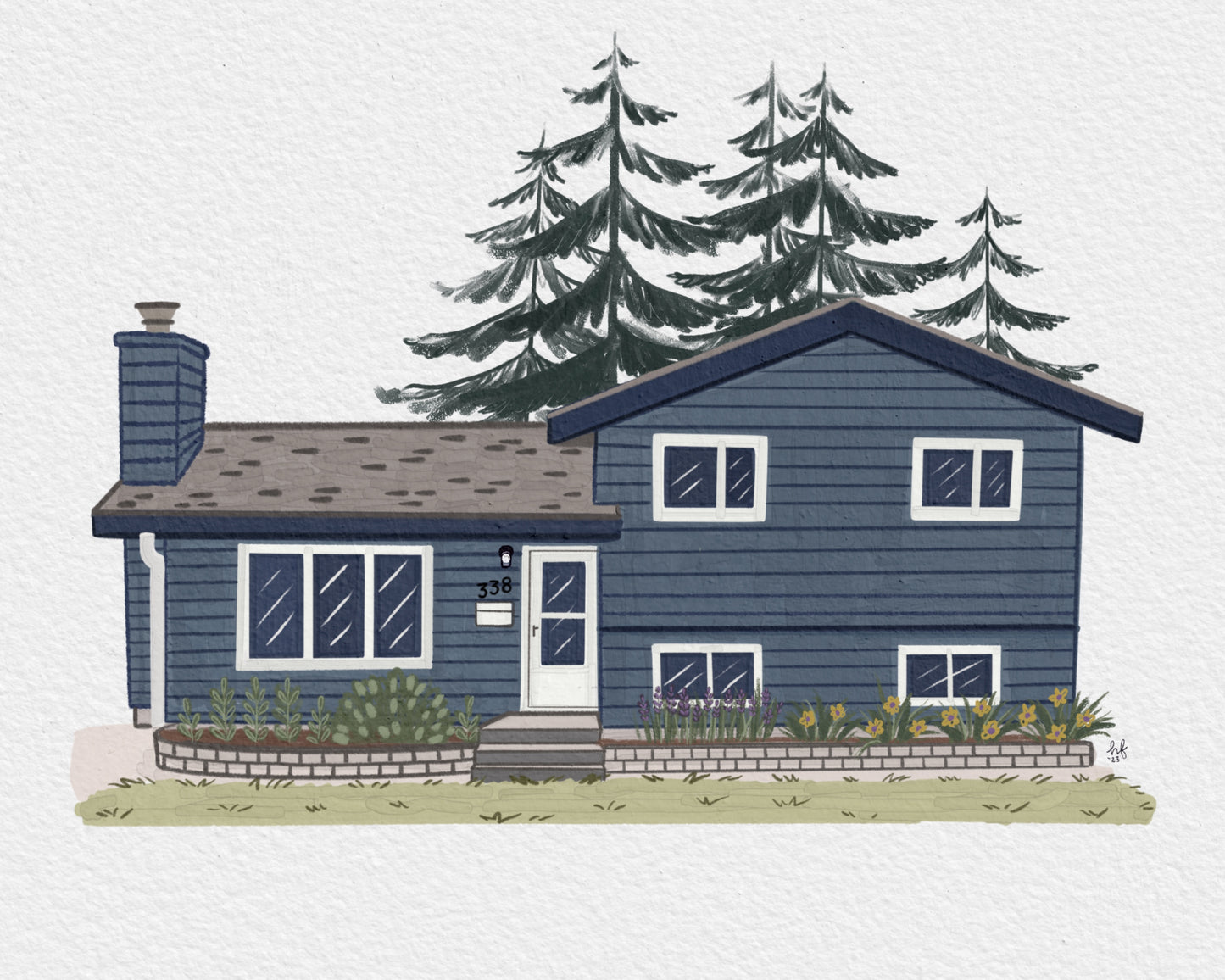 Custom House Portrait