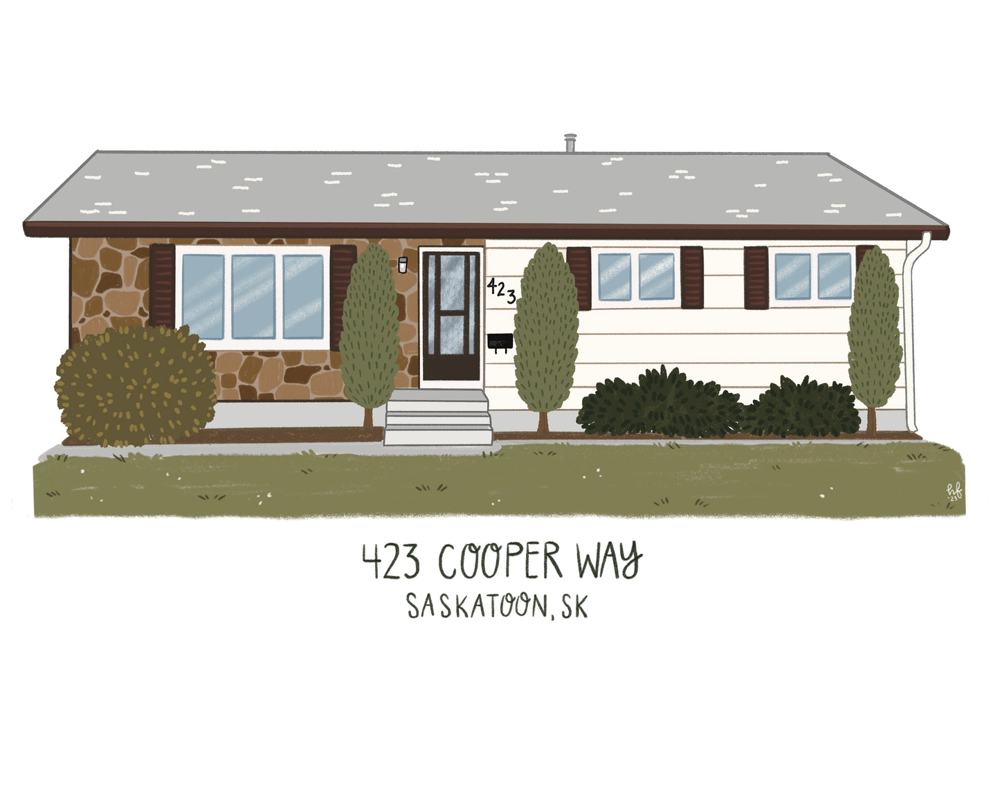 Digital House Portrait