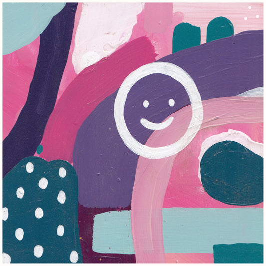 Digital Download Abstract Art "Happy"