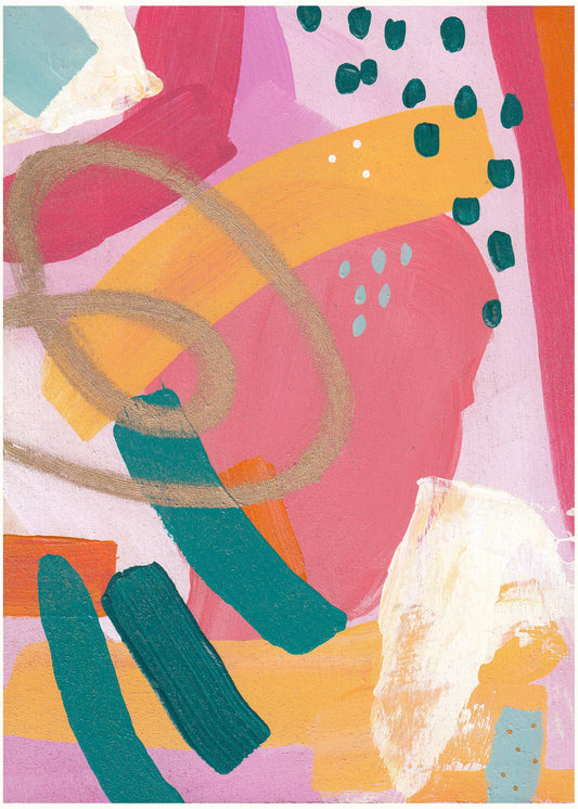 Digital Download Abstract Art "Strawberry"