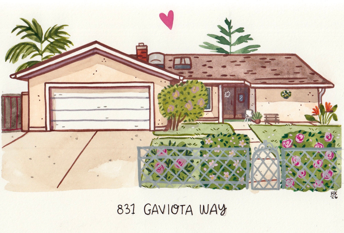 Custom Mini House Portrait