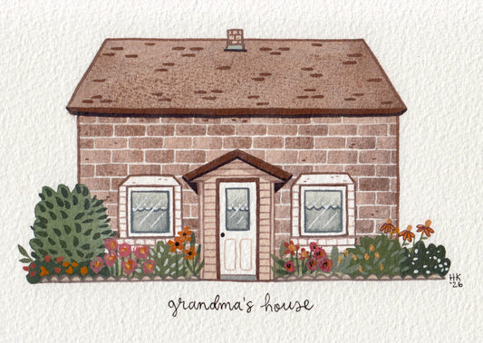 Custom Mini House Portrait
