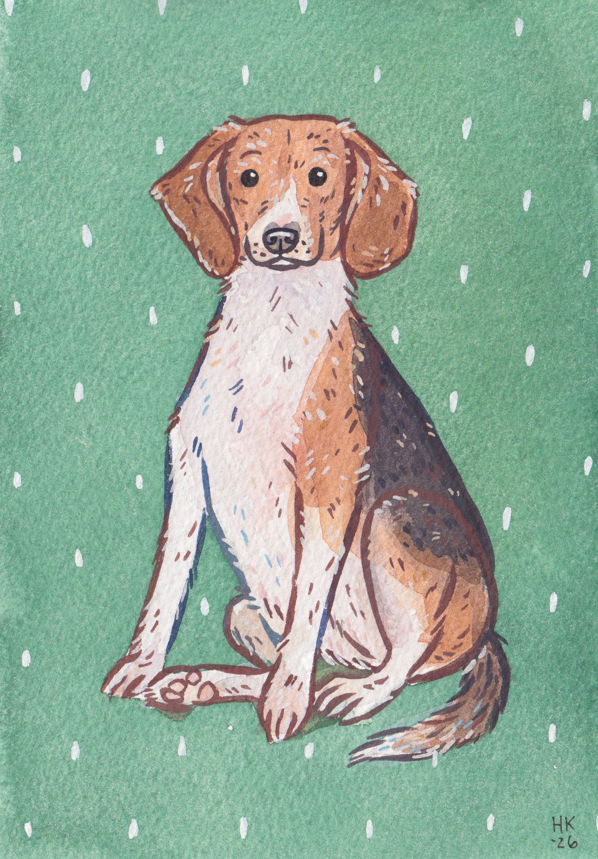 Custom Super Mini Pet Portrait 2x3