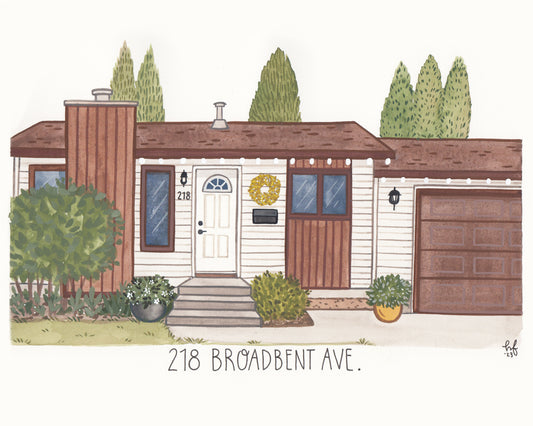 Custom Mini House Portrait