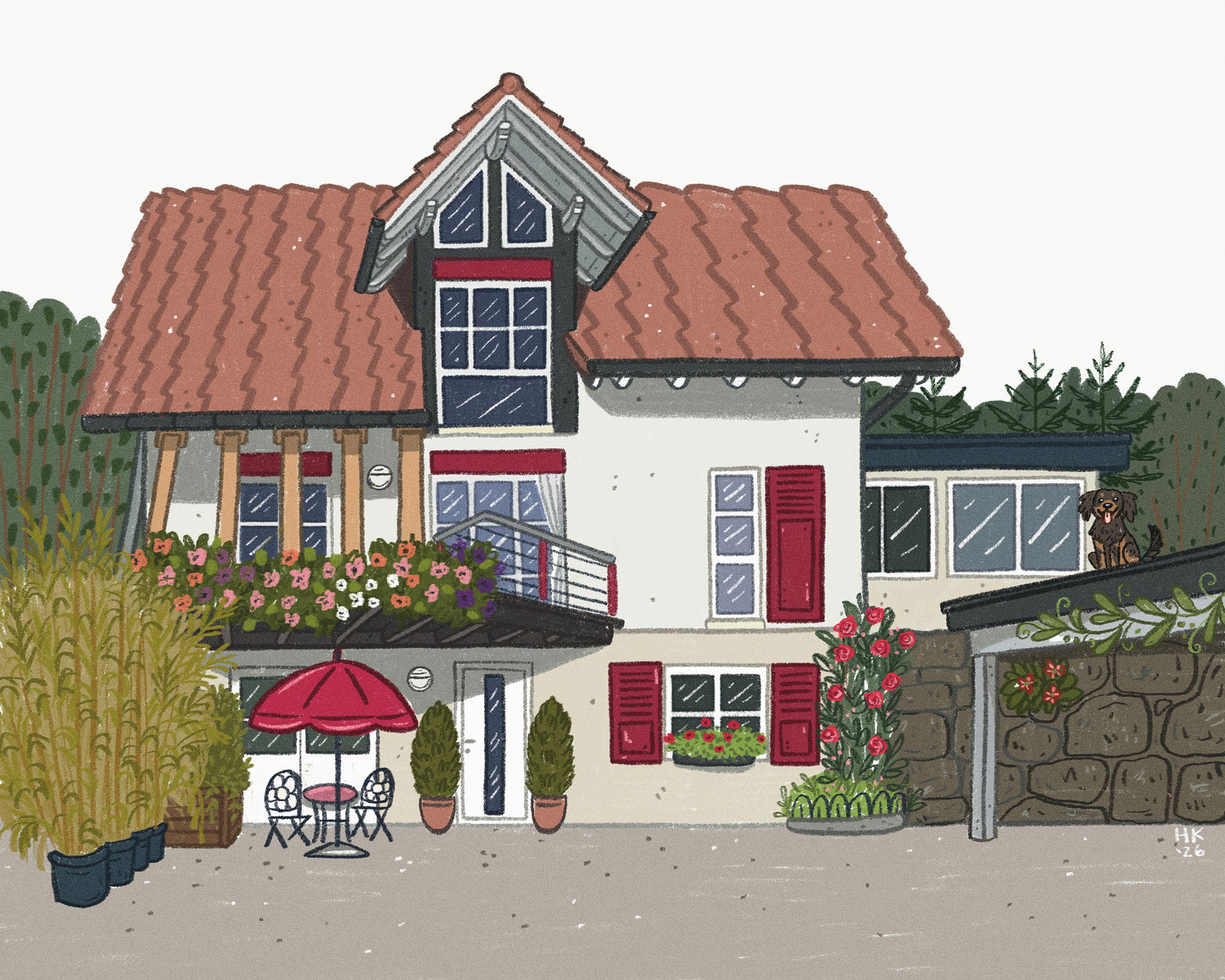 Digital House Portrait