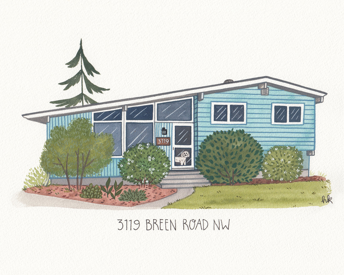 Custom House Portrait