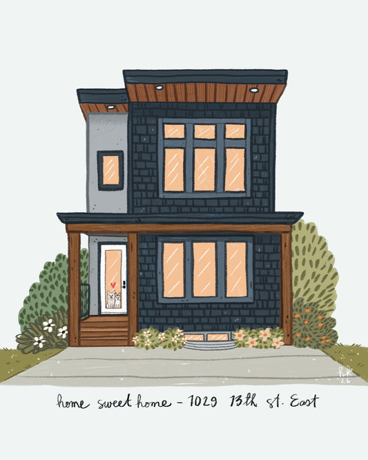 Digital House Portrait