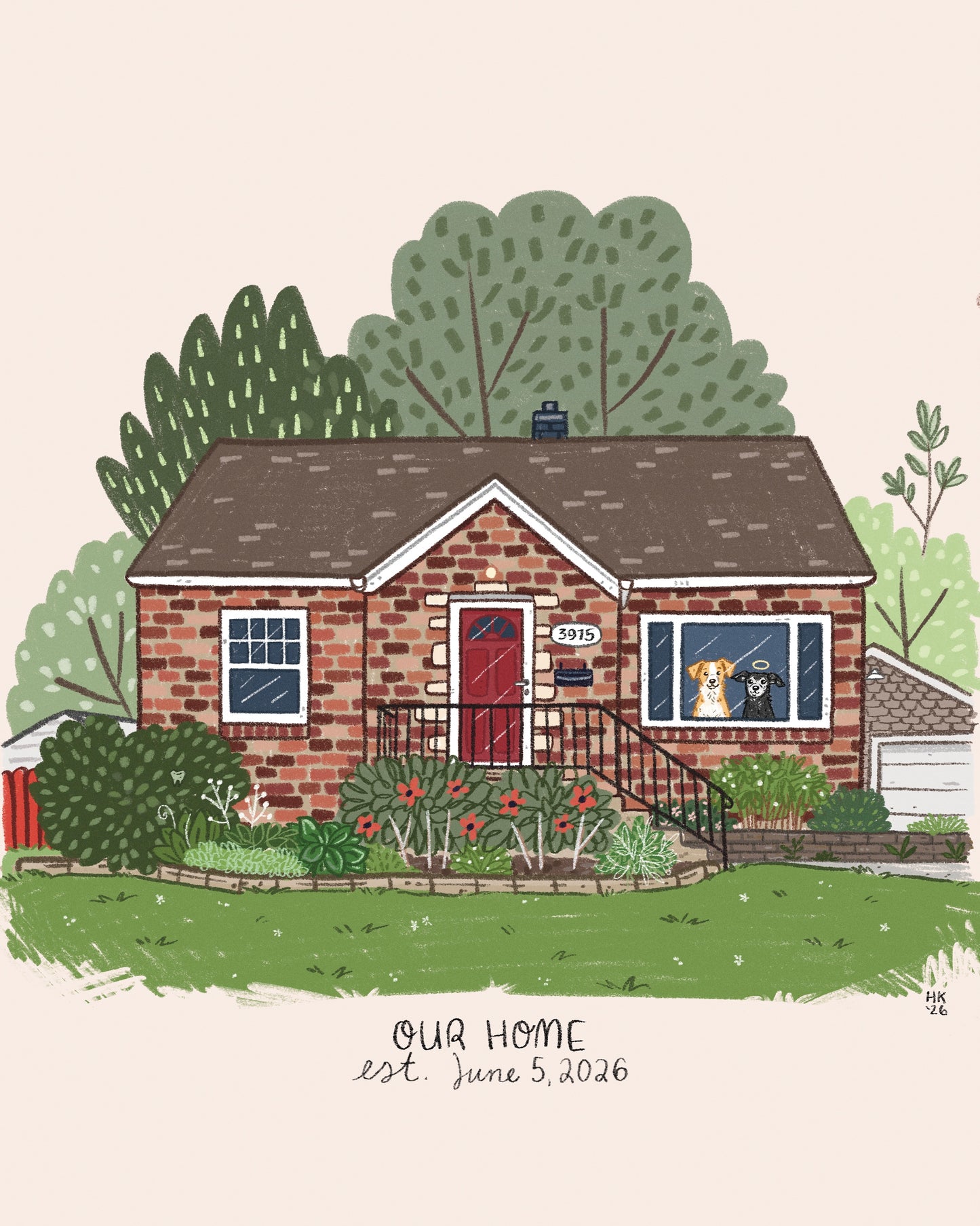 Digital House Portrait