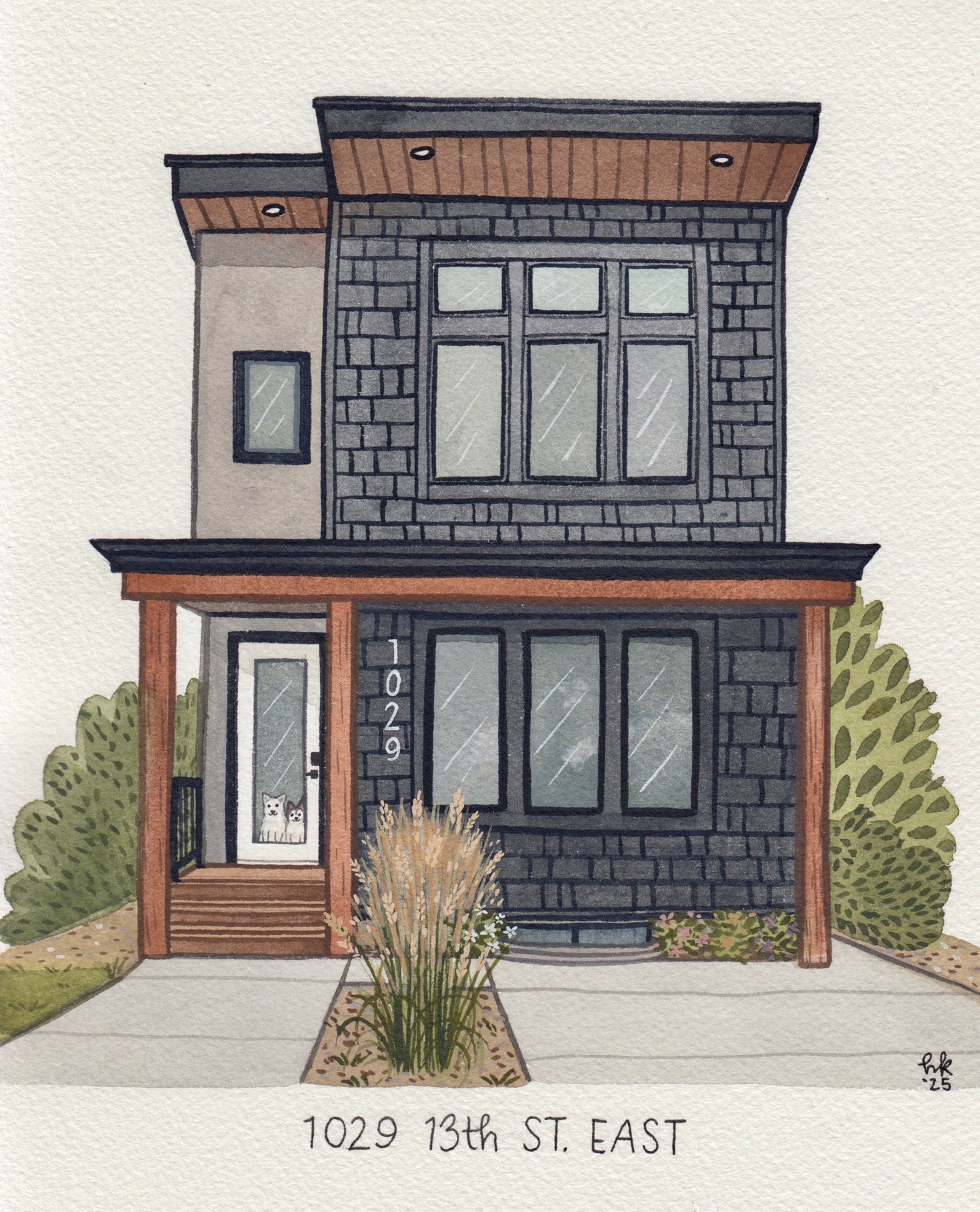 Custom House Portrait