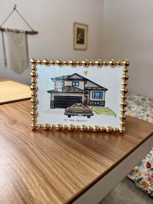 Custom Mini House Portrait