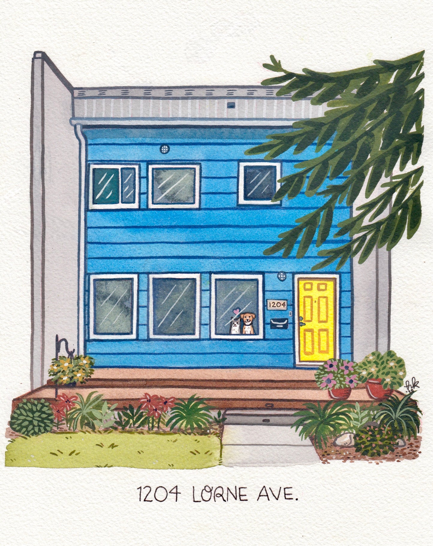 Custom House Portrait