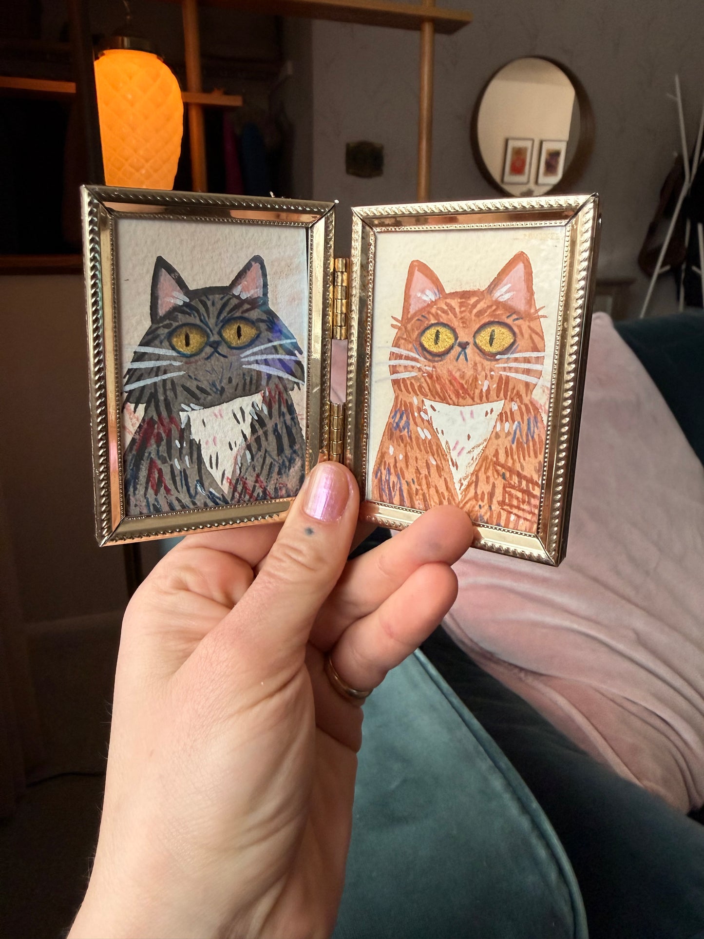 Custom Super Mini Pet Portrait 2x3
