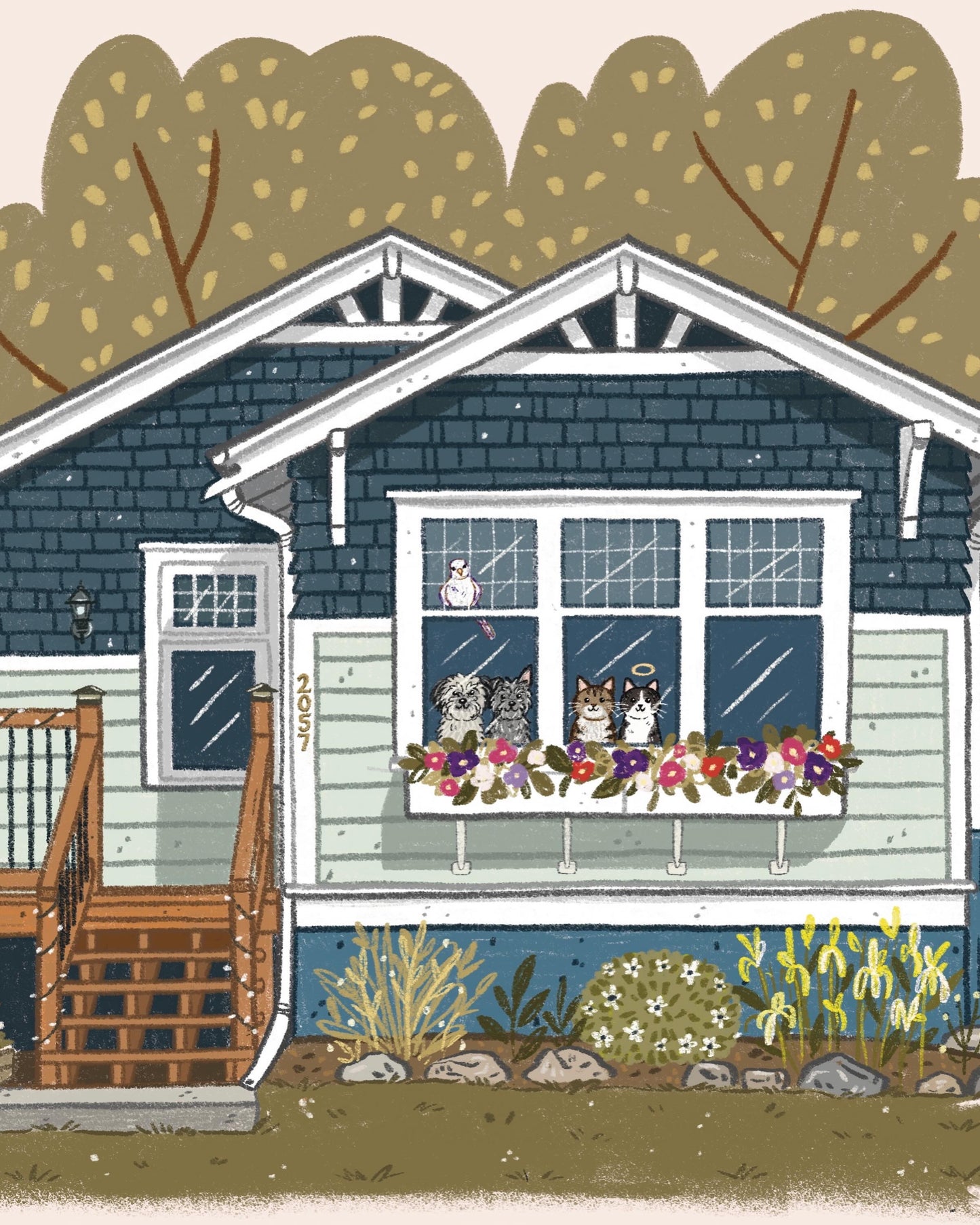 Digital House Portrait