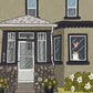 Digital Front Window Pet Portrait