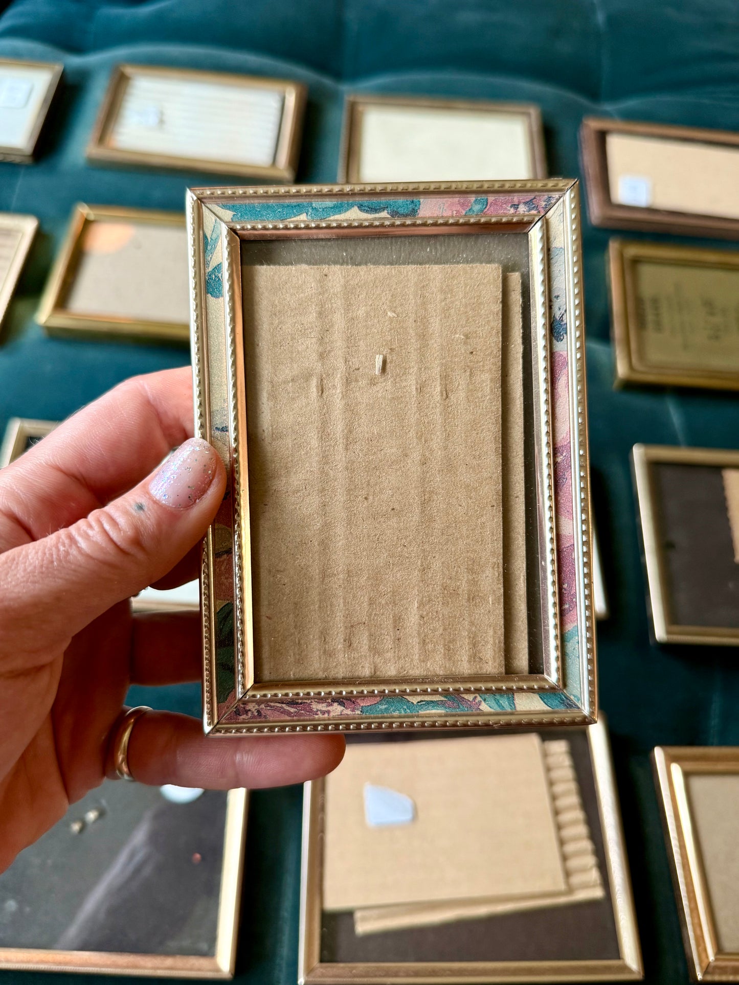 Pet Portrait with Mystery Brass Frame