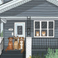 Digital Front Window Pet Portrait