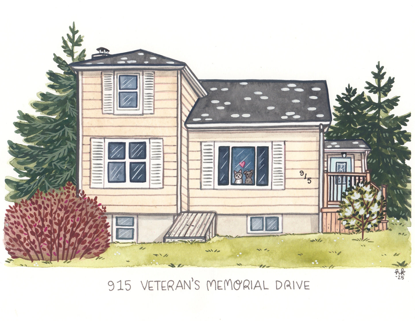 Custom House Portrait