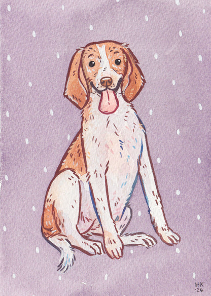 Custom Super Mini Pet Portrait 2x3